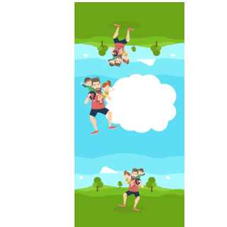 Słodkie pudełka - Tata z dziećmi