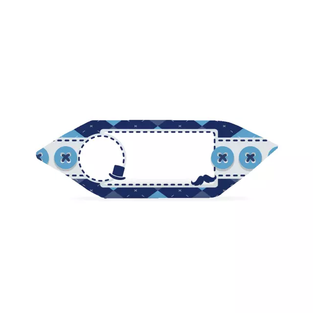 Krówki - Niebieski sweter