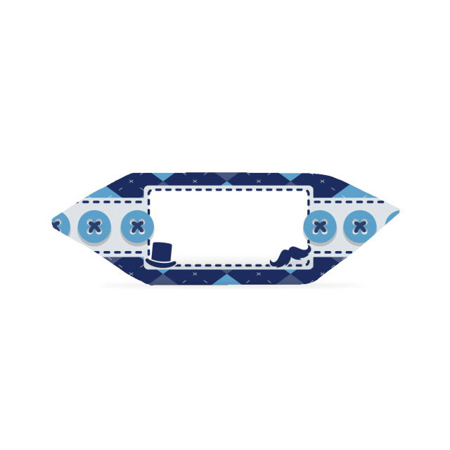 Krówki - Niebieski sweter