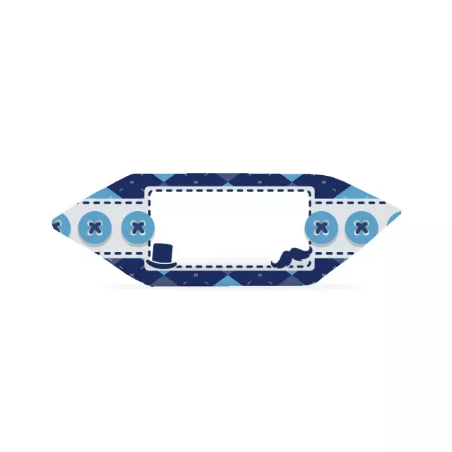 Krówki - Niebieski sweter