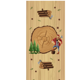 Słodkie pudełka - Drwal