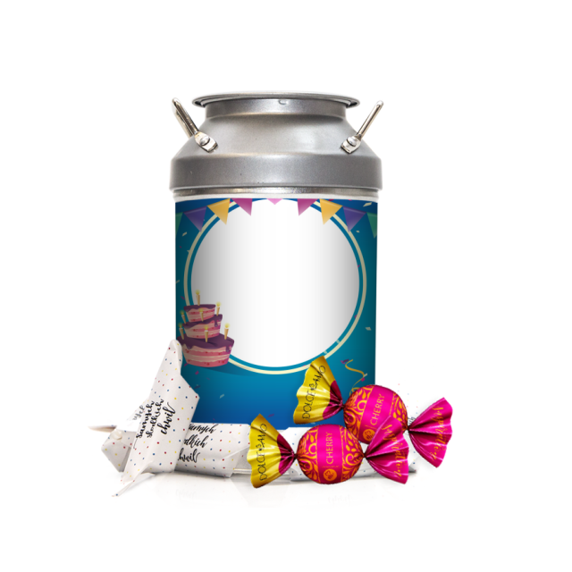 Krówki w kance - Niebieskie konfetti