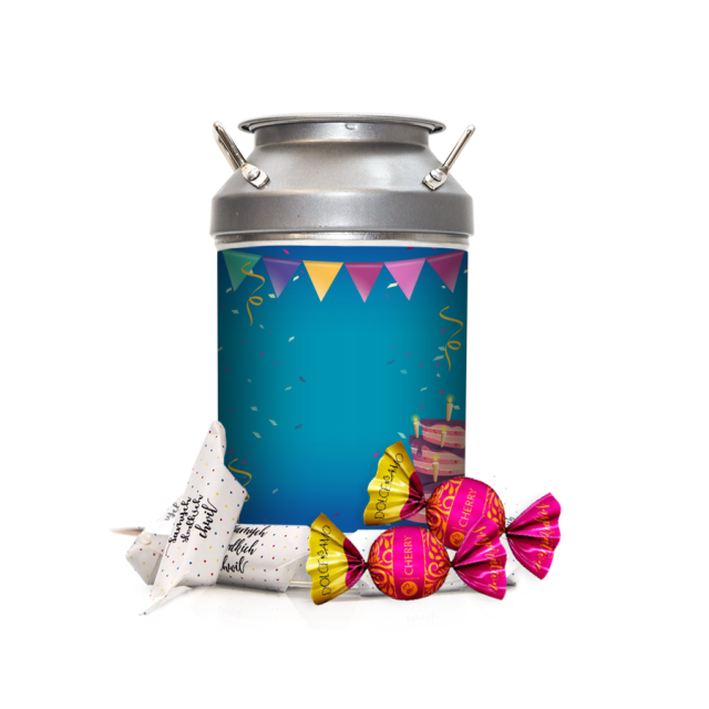 Krówki w kance - Niebieskie konfetti