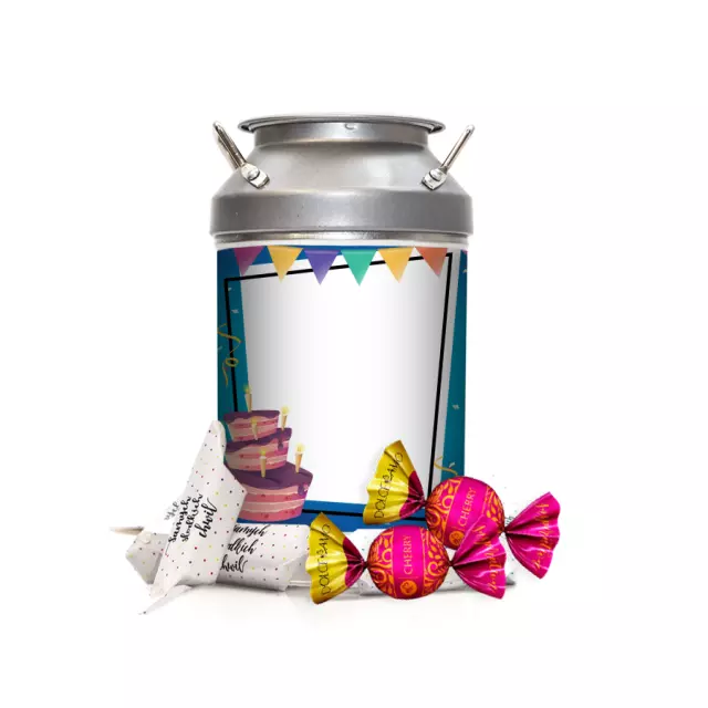 Krówki w kance - Niebieskie konfetti