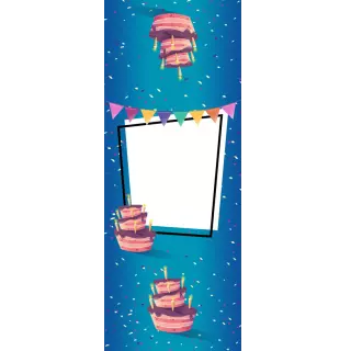 Owijki - Niebieskie konfetti