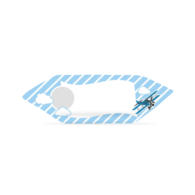 Fudges - Blaues Flugzeug