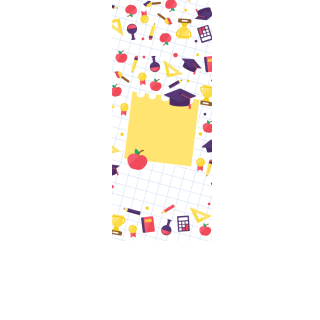 Torebki na cukierki - Zeszyt w kratkę (kraft) (5 szt)