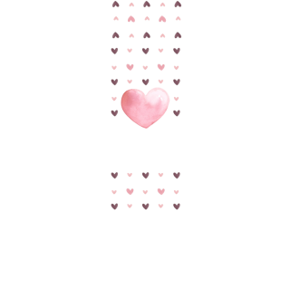 Torebki na cukierki - Różowe serduszka (5 szt)