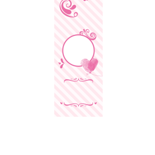 Torebki na cukierki - Odciskowe serce (5 szt)