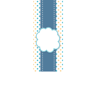 Torebki na cukierki - Chmurka i kropeczki (5 szt)