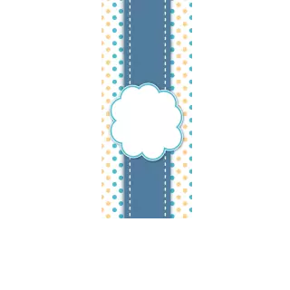 Torebki na cukierki - Chmurka i kropeczki (5 szt)