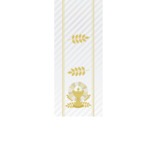 Torebki na cukierki - Komunia Święta (kraft) (5 szt)