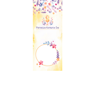 Torebki na cukierki - Kwiecista modlitwa (kraft) (5 szt)