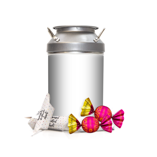 Krówki w kance - Biała firmowa