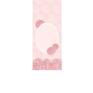 Torebki na cukierki - Eleganckie róże (5 szt)