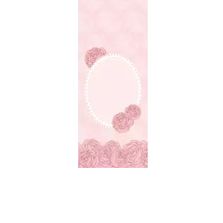 Torebki na cukierki - Eleganckie róże (5 szt)