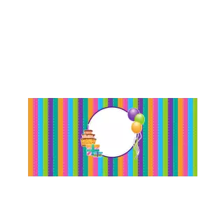 Pudełka na ciasto<br /><small>3 szt.</small> - Kolorowe baloniki