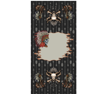 Słodkie pudełka - Indiański wojownik