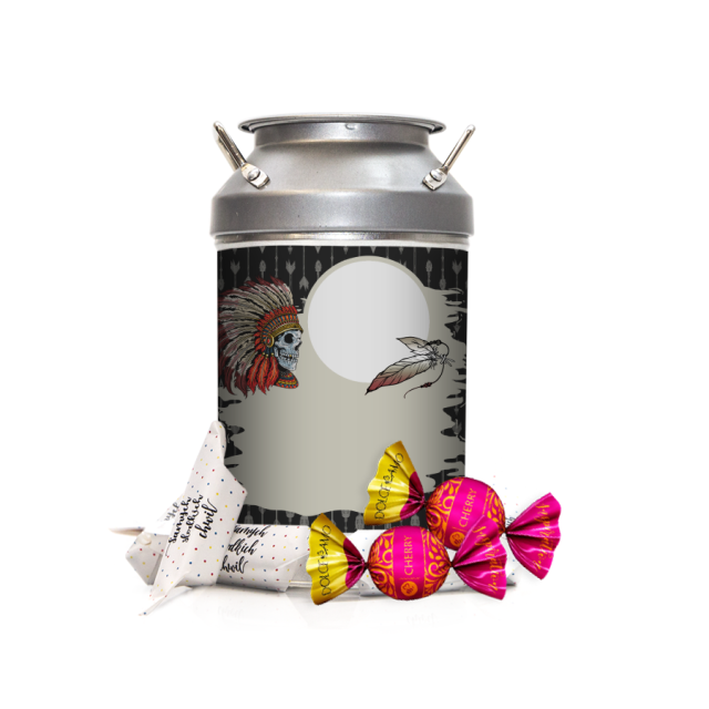 Krówki w kance - Indiański wojownik