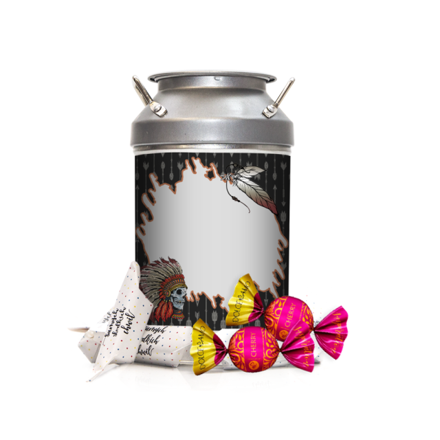 Krówki w kance - Indiański wojownik