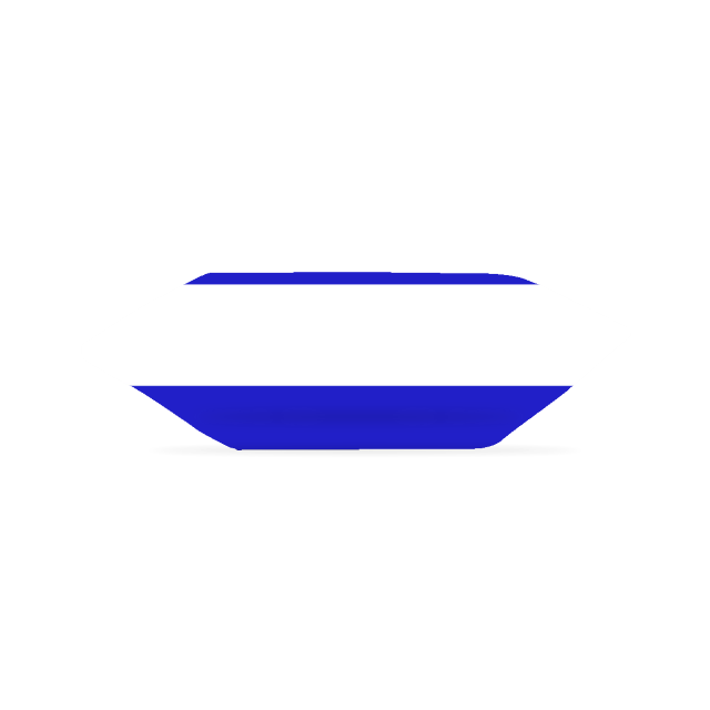 Krówki - Niebieska z białym paskiem