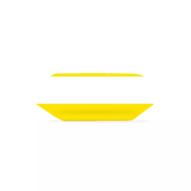 Krówki - Żółta z białym paskiem