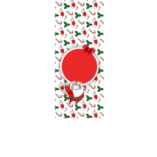 Torebki na cukierki - Wesoły Mikołaj (5 szt)