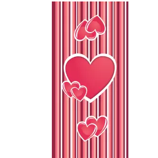 Słodkie pudełka - Dwa serduszka