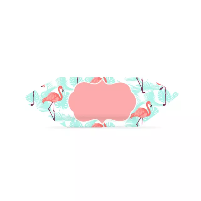 Krówki - Jasnoróżowe flamingi 