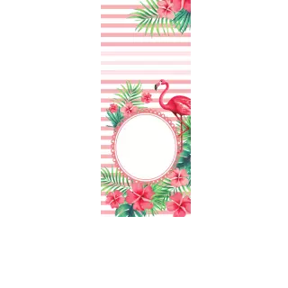 Torebki na cukierki - Flamingi (5 szt)