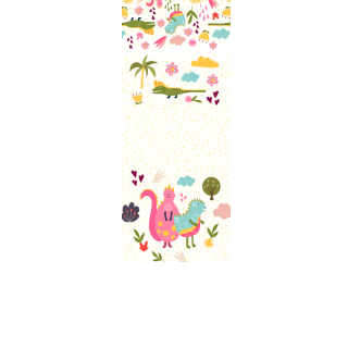 Torebki na cukierki - Wesołe dinozaury (5 szt)