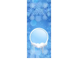 Torebki na cukierki - Lodowa kraina (5 szt)