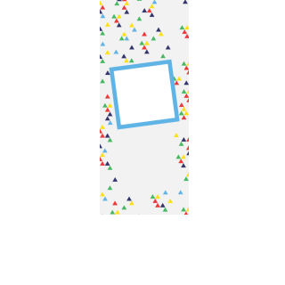 Torebki na cukierki - Rozsypane trójkąty (5 szt)