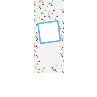 Torebki na cukierki - Rozsypane trójkąty (5 szt)