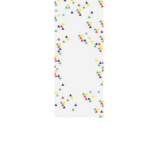 Torebki na cukierki - Rozsypane trójkąty (5 szt)