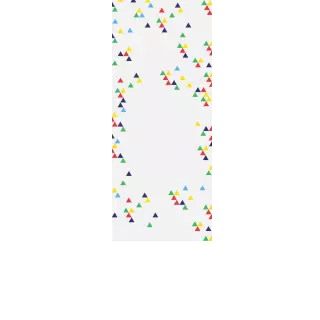 Torebki na cukierki - Rozsypane trójkąty (5 szt)