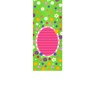 Torebki na cukierki - Wesoła łąka (kraft) (5 szt)