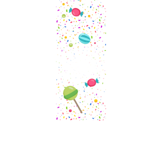 Torebki na cukierki - Słodka impreza (kraft) (5 szt)