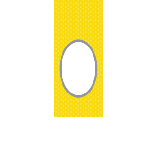 Torebki na cukierki - Żółta fantazja (5 szt)