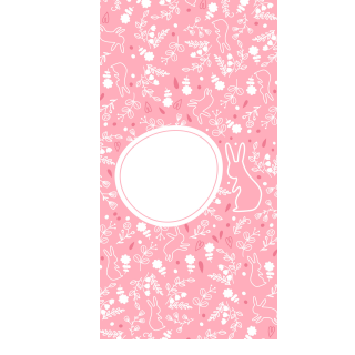 Czekoladowe jajeczka - Różowy zajączek 