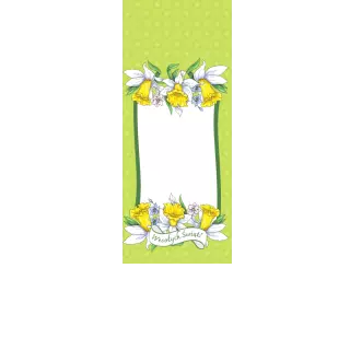 Torebki na cukierki - Radosne żonkile (5 szt)