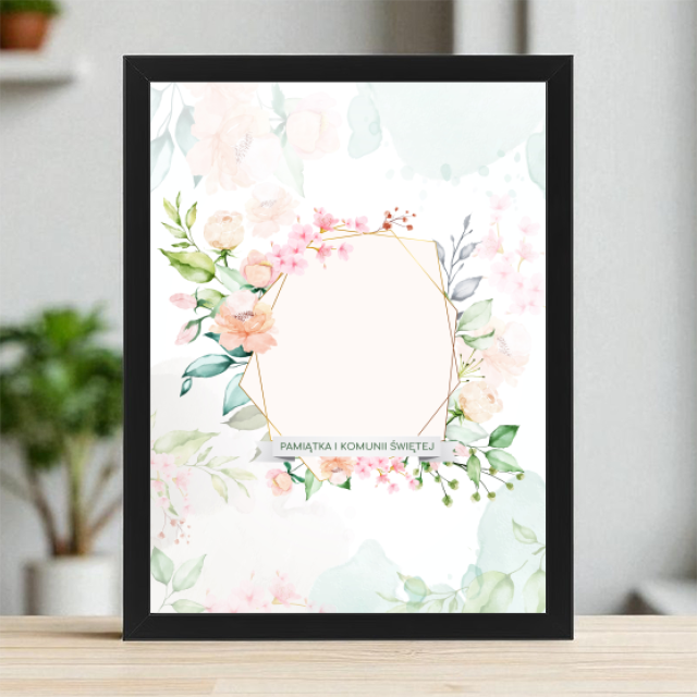 Plakaty 30cm x 40cm - Nastrojowy Komunijny ogród