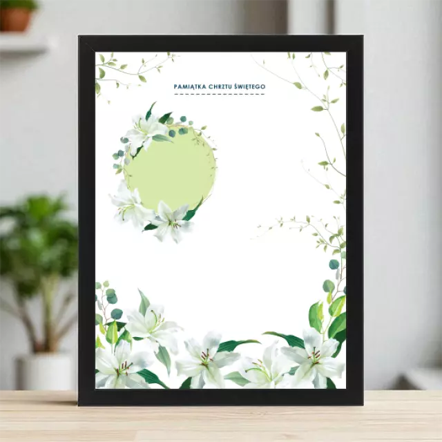 Plakaty 30cm x 40cm - Białe lilie