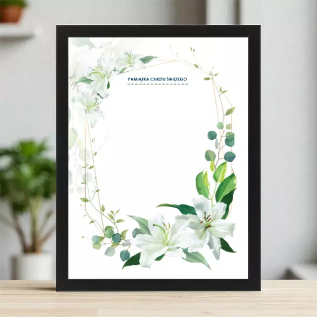 Plakaty 30cm x 40cm - Białe lilie