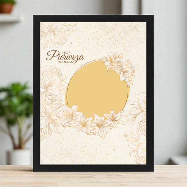 Plakaty 30cm x 40cm - Komunijne lilie
