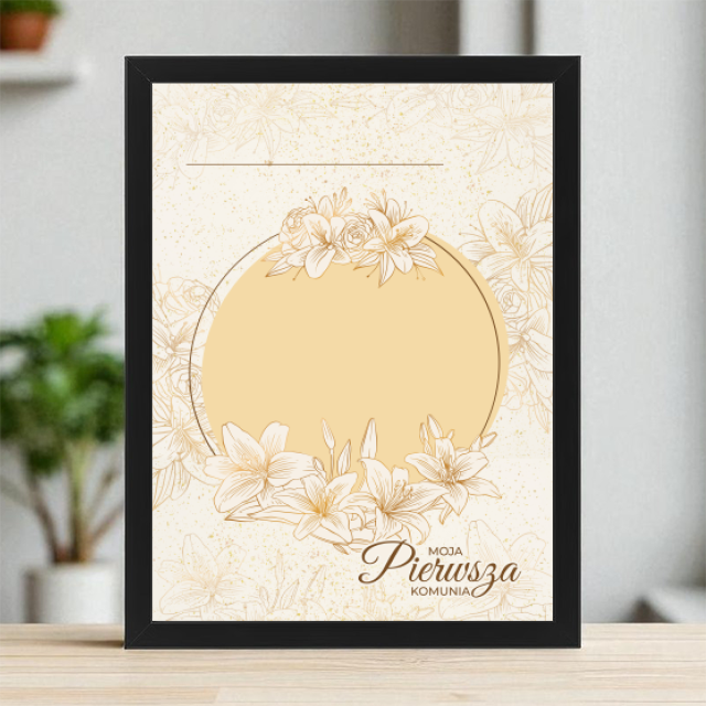 Plakaty 30cm x 40cm - Komunijne lilie