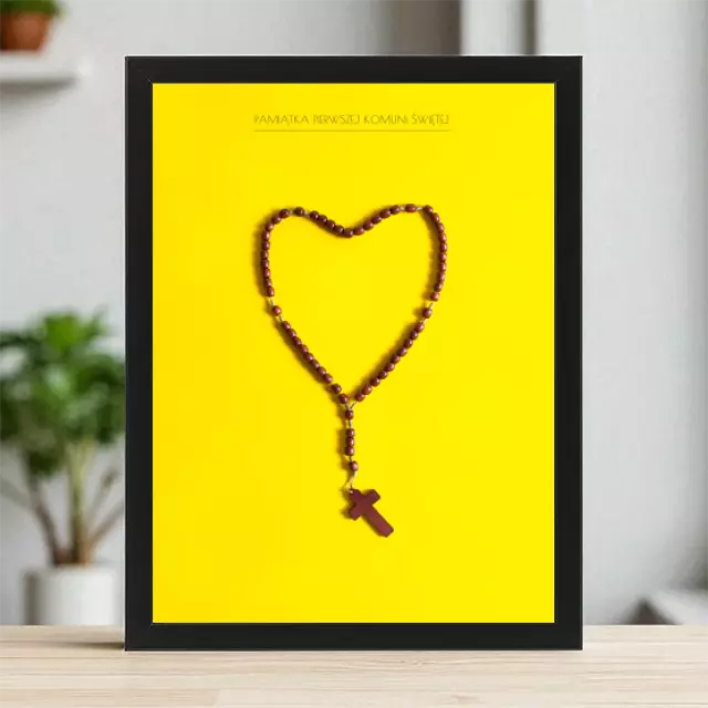 Plakaty 30cm x 40cm - Różańcowe serce