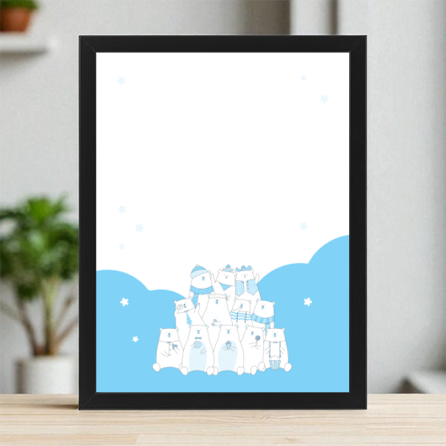 Plakaty 30cm x 40cm - Gwieździste sny niebieskie