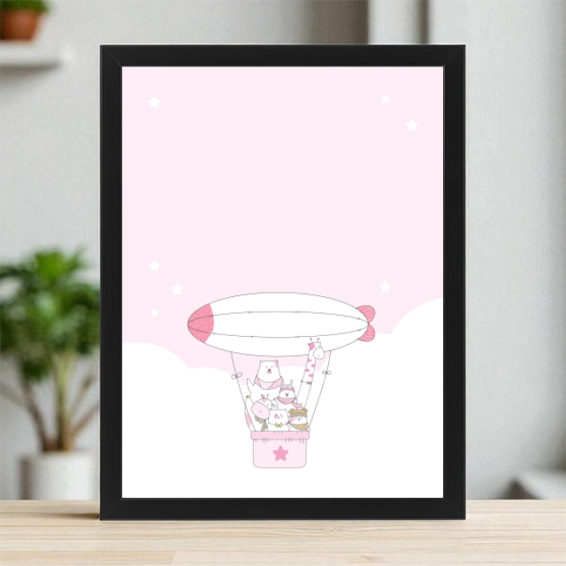 Plakaty 30cm x 40cm - Gwieździste różowe sny