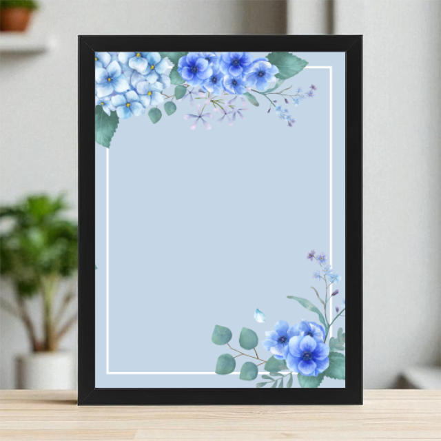 Plakaty 30cm x 40cm - Hortensje dla chłopca